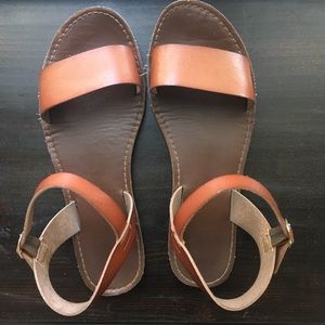 Merona Brown Leather Sandals